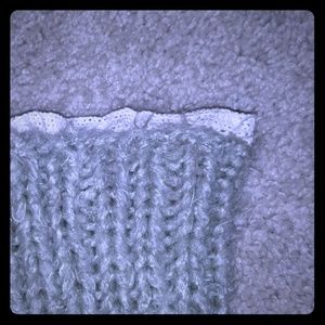 Crochet Womens Stockings Lace Knit Trim